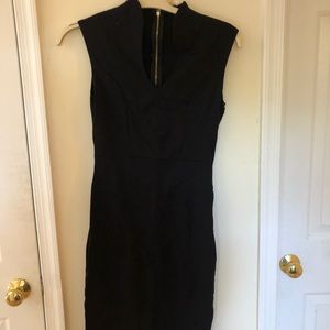 Rolla Costa Black Work Dress with Collar